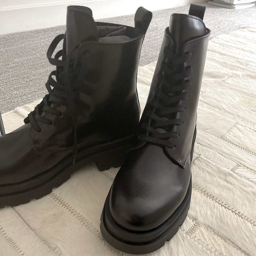 Anine Bing Luc Combat Boots Size 38
